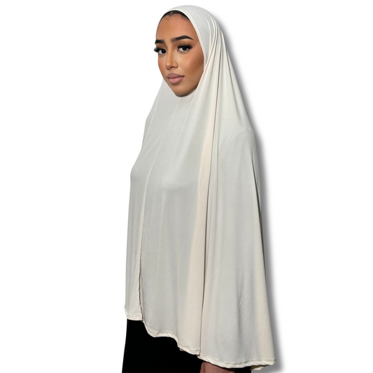 KHIMAR JERSEY PREMIUM - WHITE