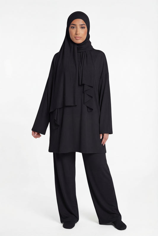 BURKINI (4 pieces) - BLACK