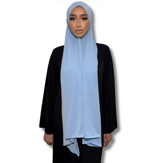 HIJAB JERSEY PREMIUM - ICY BLUE