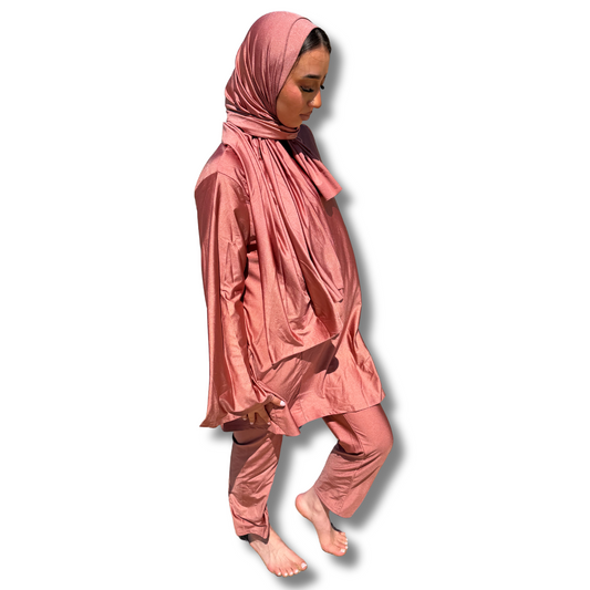 ZIPPED BURKINI - PINKY (3 pieces)