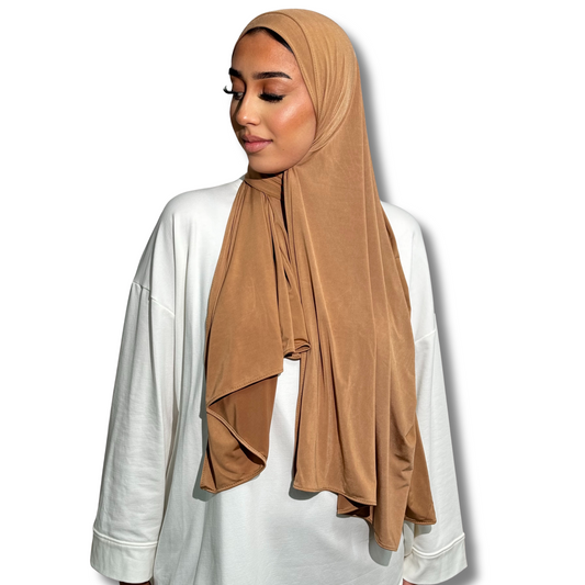 JERSEY LIQUID SCARF - CANEL