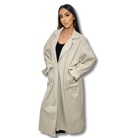Long coat CLASSY - BEIGE