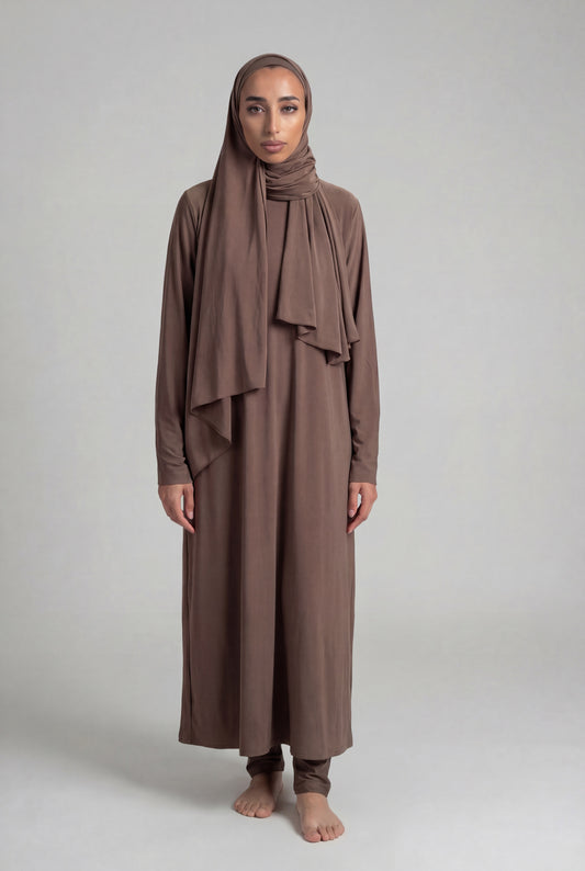 BURKINI LONG (5pieces) - TAUPE