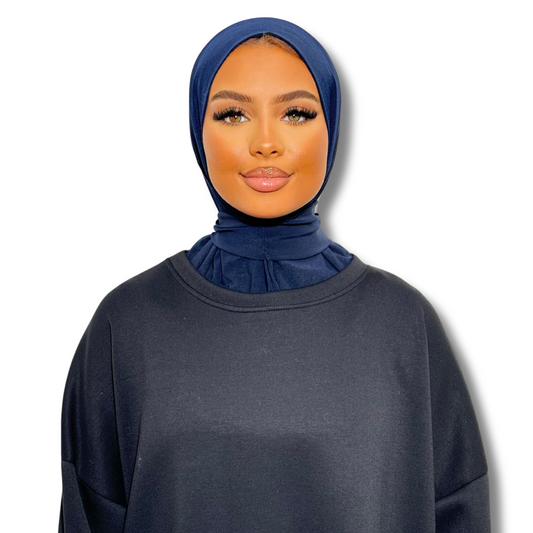 Hijab to slip on - BLUE NAVY
