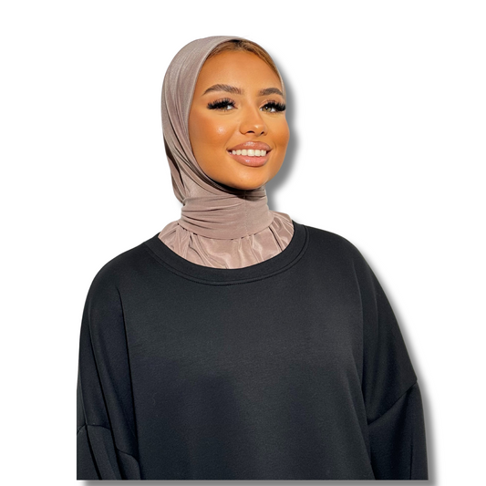 Hijab to slip on - TAUPE