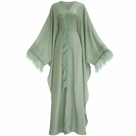 ABAYA BUTTERFLY - PISTACHIO