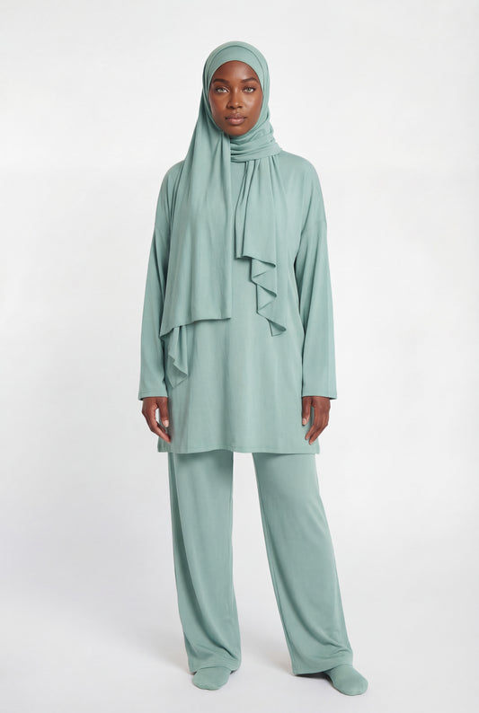 BURKINI (4 pieces) - LIGHT BLUE