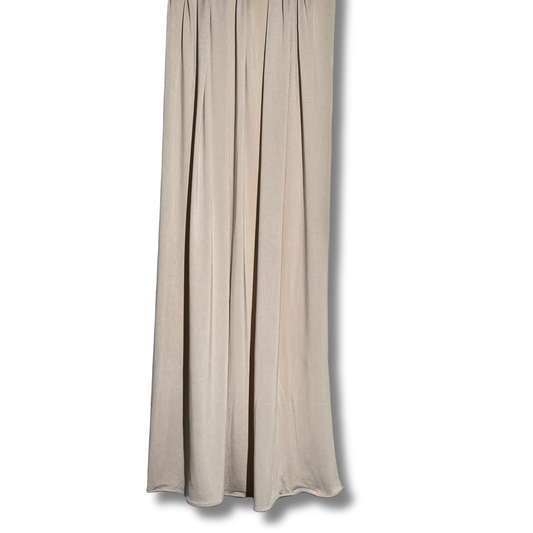 JERSEY LIQUID SCARF - BEIGE