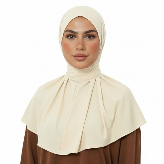 INSTANT HIJAB JERSEY BAMBOO LUXE - YELLOW