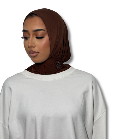 INSTANT HIJAB - BROWN