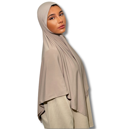 Carré en jersey XXL Premium - BEIGE