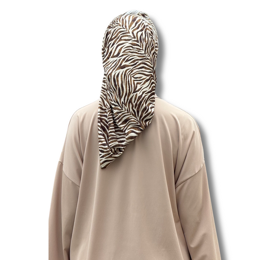 HIJAB SQUARE BATH - ZEBRA