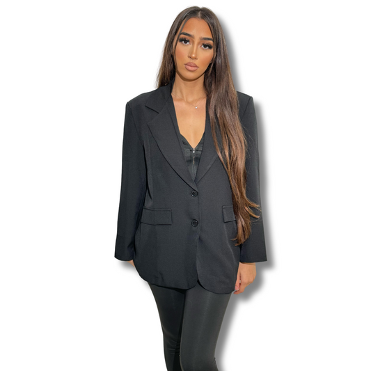 Reversible blazer - BLACK