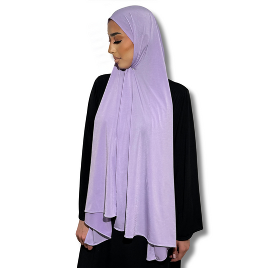HIJAB JERSEY PREMIUM - LILA