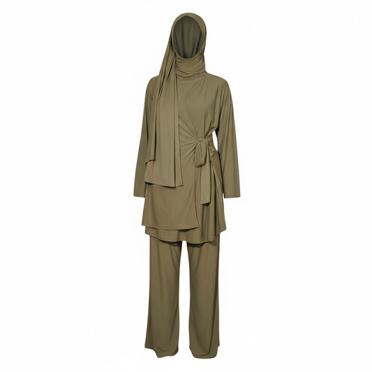 Burkini 3 pieces set - KHAKI