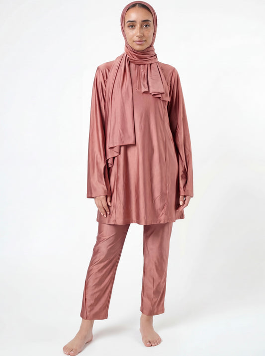 BURKINI ZIPPÉ - PINKY (3 pièces)