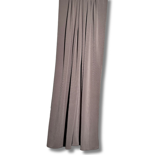 JERSEY LIQUID SCARF - TAUPE