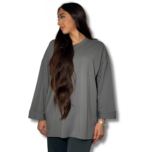 Long tee shirt - GREY