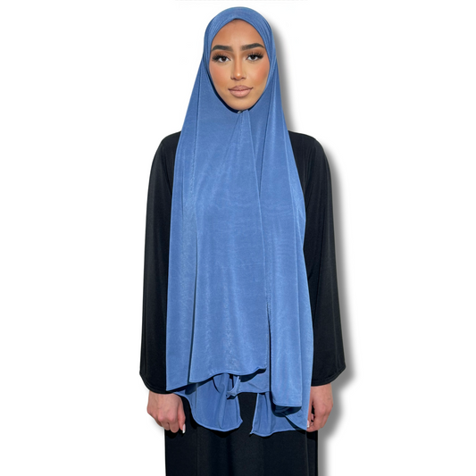 HIJAB JERSEY PREMIUM - BLUE DENIM