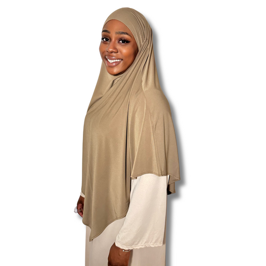 KHIMAR JERSEY PREMIUM - TAUPE