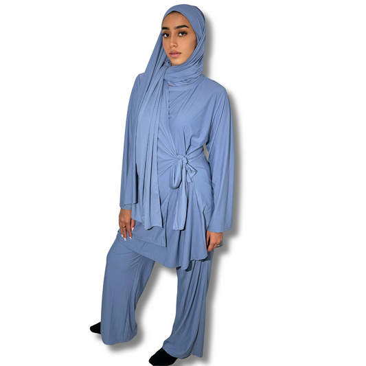 BURKINI - 3 pieces - DENIM BLUE