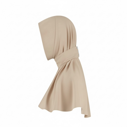 INSTANT HIJAB LIQUID JERSEY - BEIGE