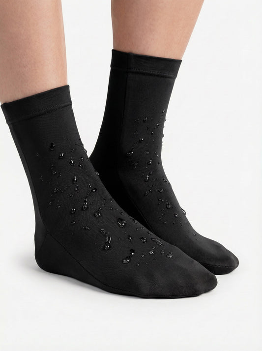 BATH SOCKS - BLACK