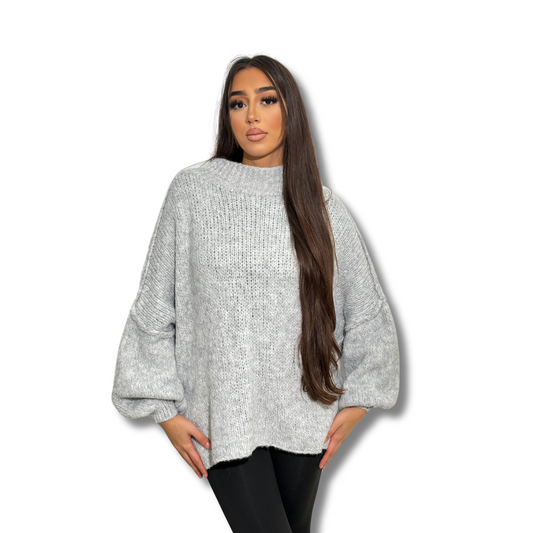 WOLLEN JUMPER - GREY