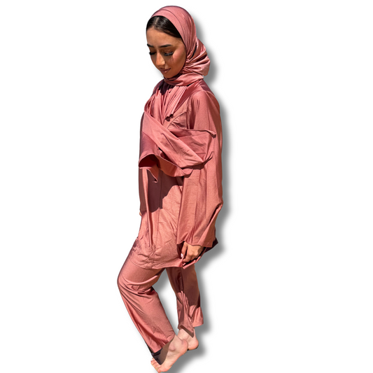 ZIPPED BURKINI - PINKY (3 pieces)