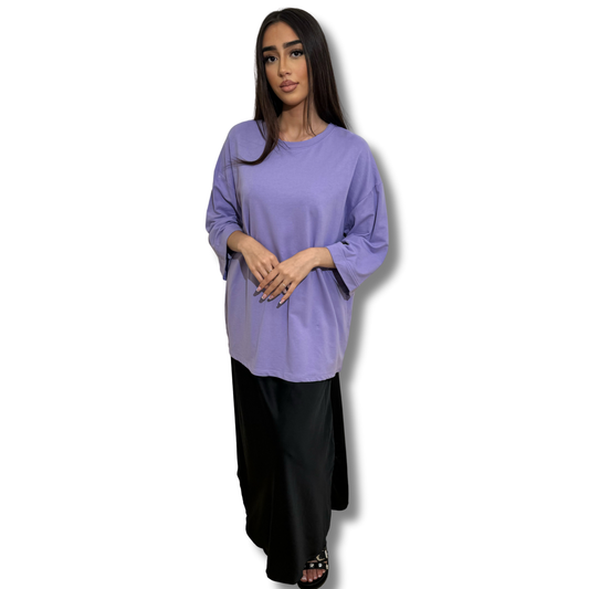 Oversize tee shirt - PURPLE