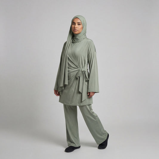 BURKINI (3 pieces) - SAGE GREEN