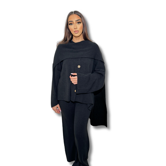 Waitcoast and cape set - BLACK