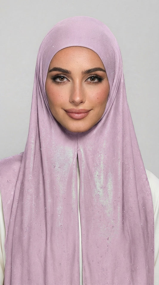 SLIP-ON SWIMMING HIJAB - LILA