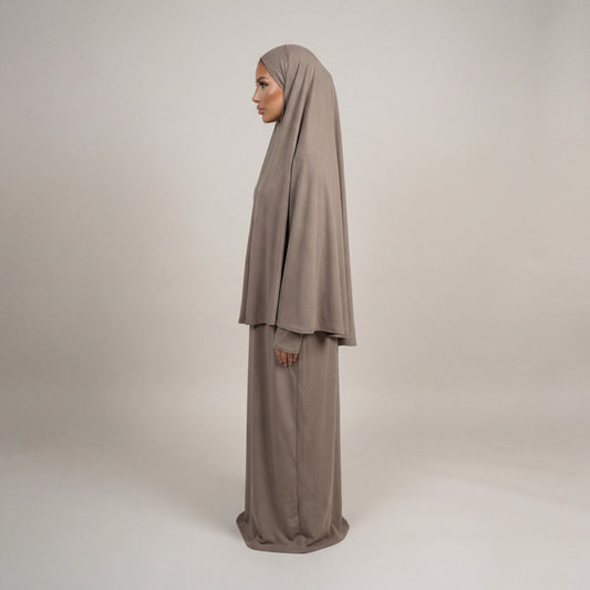 JERSEY PRAYER SET - TAUPE