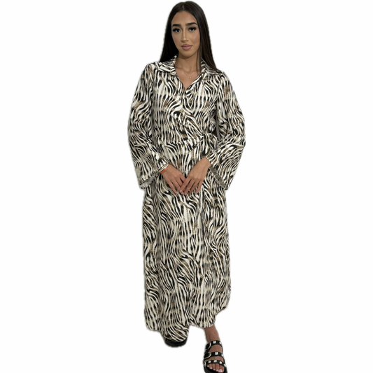 ZÉBRA TIE DRESS