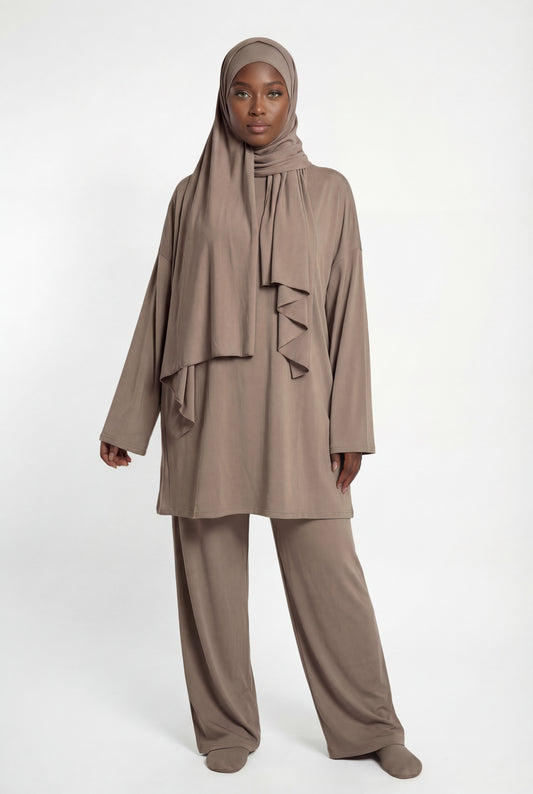 BURKINI (4 pieces) - TAUPE