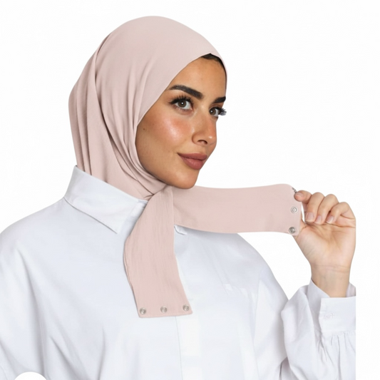 INSTANT HIJAB JERSEY BAMBOO - LIGHT PINK