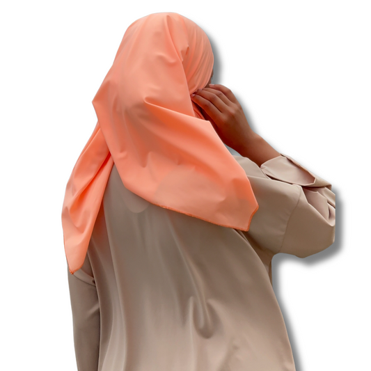 HIJAB SQUARE BATH - SALMON