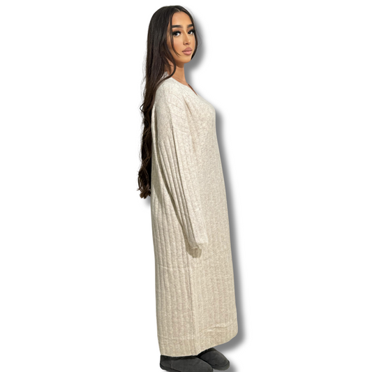 Long woollen dress