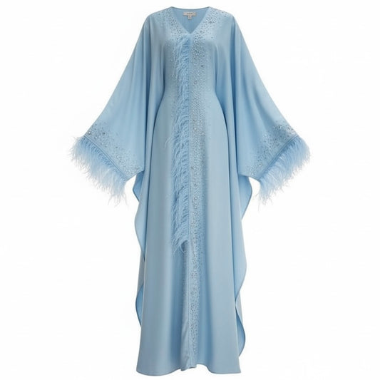 ABAYA BUTTERFLY - BABY BLUE