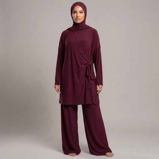 Burkini 3 pièces - BORDEAUX