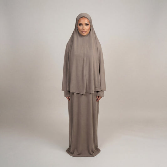 JERSEY PRAYER SET - TAUPE
