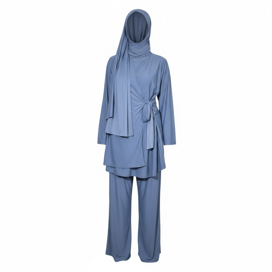 BURKINI - 3 pieces - DENIM BLUE