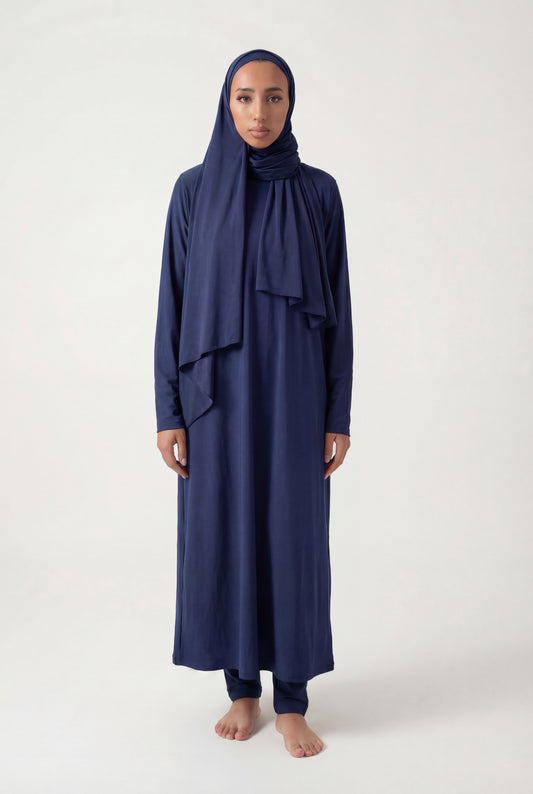 BURKINI LONG (5 pieces) - BLUE NAVY